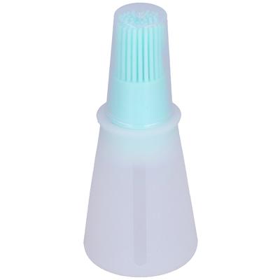 Силиконовая щетка для бутылок с маслом, многофункциональная щетка для соуса, масла для барбекю с прозрачной крышкой для бутылки