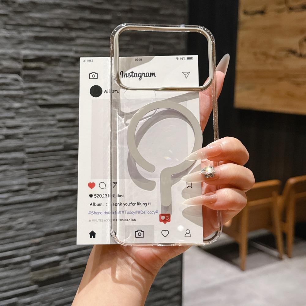 Clear Transparent Magnetic PC Hard Phone Case Slim Minimalist Protective Cover For Xiaomi 17 Pro Max 17Pro 15 Ultra 15Pro 14