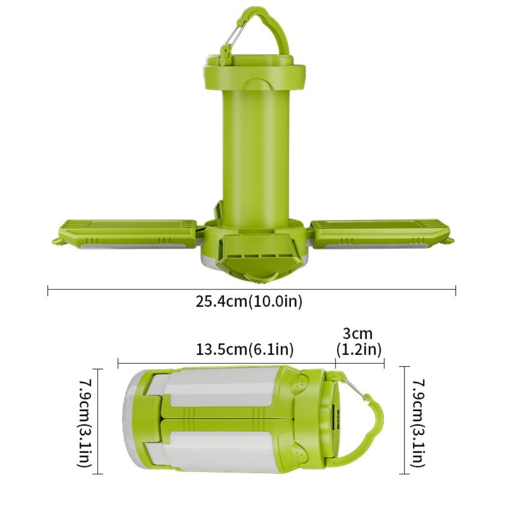 Super Bright Foldable Tent Light Rechargeable Tent Lamp Collapsible Camping Lantern Outdoor