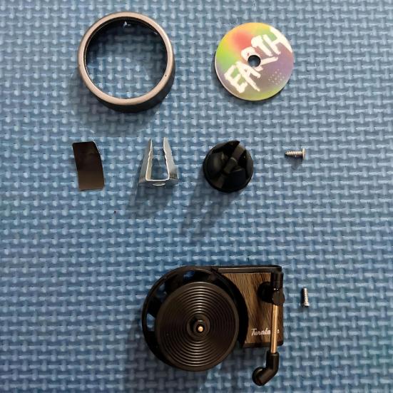 Record Player Car Air Freshener Aroma Diffuser Compact Size Easy To Install Intelligent Car Interior Aroma Device Vent Clip