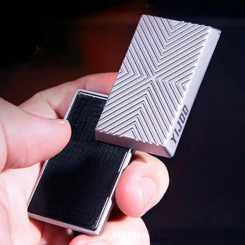 Magnetic Push Card Anti-Stress Mechanical Slider Toy Pushing Plate Sensory Toy Cool Things Punnk Stress Relief Toys EDC Adults