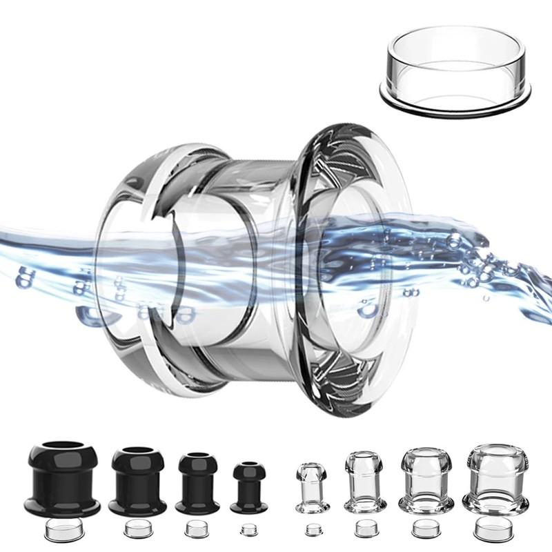 4 Sizes Transparent Hollow Anal Plug Dilator Silicone Butt Plug Speculum Peeking Anal Prostate Massage Sex Toy For Woman Men Gay