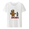 Funny Bear Grills Barbecue Animal Modal T Shirt UnisexShort-sleev Creative Breathable Humor Camisa Cool Casual Y2k Clothes