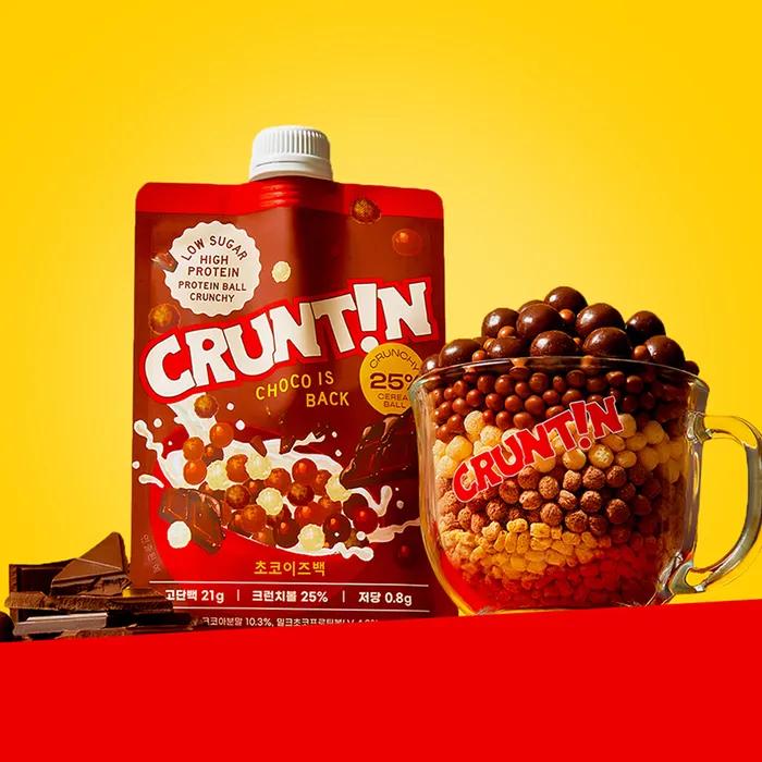 Crunteen Crunchball Protein Shake 5-Box Variety Pack 50g x 25 Packs