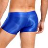 Мужские трусы-боксеры, короткое нижнее белье, дышащие бесшовные прозрачные трусы, плавки, трусы