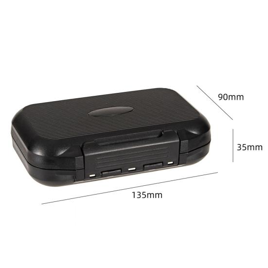 MUQZI Sports Accessory Portable Waterproof Fly Fishing Lure Bait Trout Flies Plastic Storage Box Case