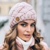 Winter Autumn Knitted Beanie Stretchy Hat Casual Cap Warm Femme Bonnet Women Hats Ladies 8 Color