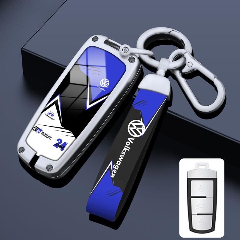 W162For VOLKSWAGEN VW 3Buttons Zinc Alloy Car Key Case Cover Remote Shell For Volkswagen VW Passat CC B6 B7 B7L 3C R36 Maogotan B5 L WEWG1