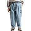 (GS) Коллекция Sportswear Брюки-карго Windrunner из денима 'Light Armory Blue' Детские IO0197-440