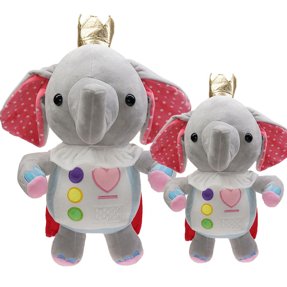 It Takes Two New Plush Stuffed Animals Hobby Collectibles Toys Soft Cute gift Boy Girl Baby Elephants Crown