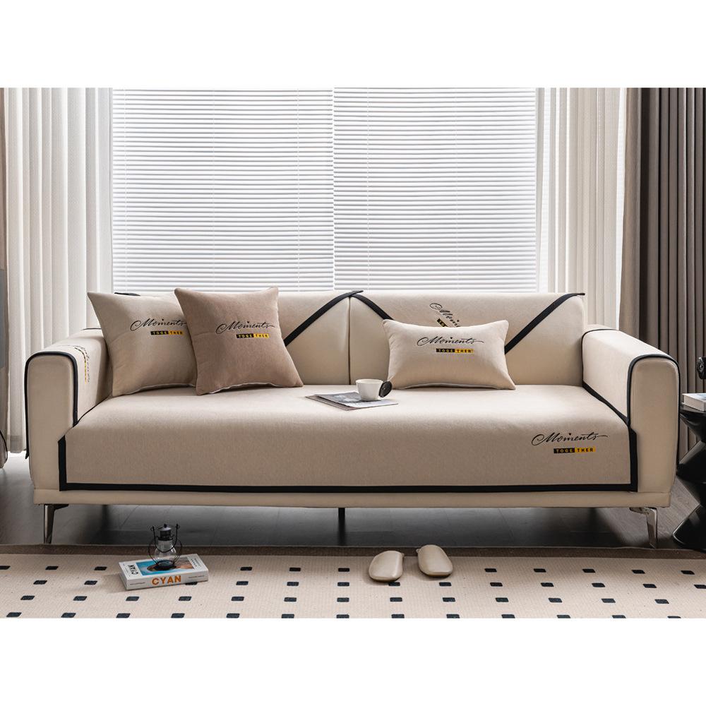 Подушка для дивана Four Seasons Universal нескользящая кожаная наволочка для дивана чехол для подушки из ткани Light Luxury High Sense