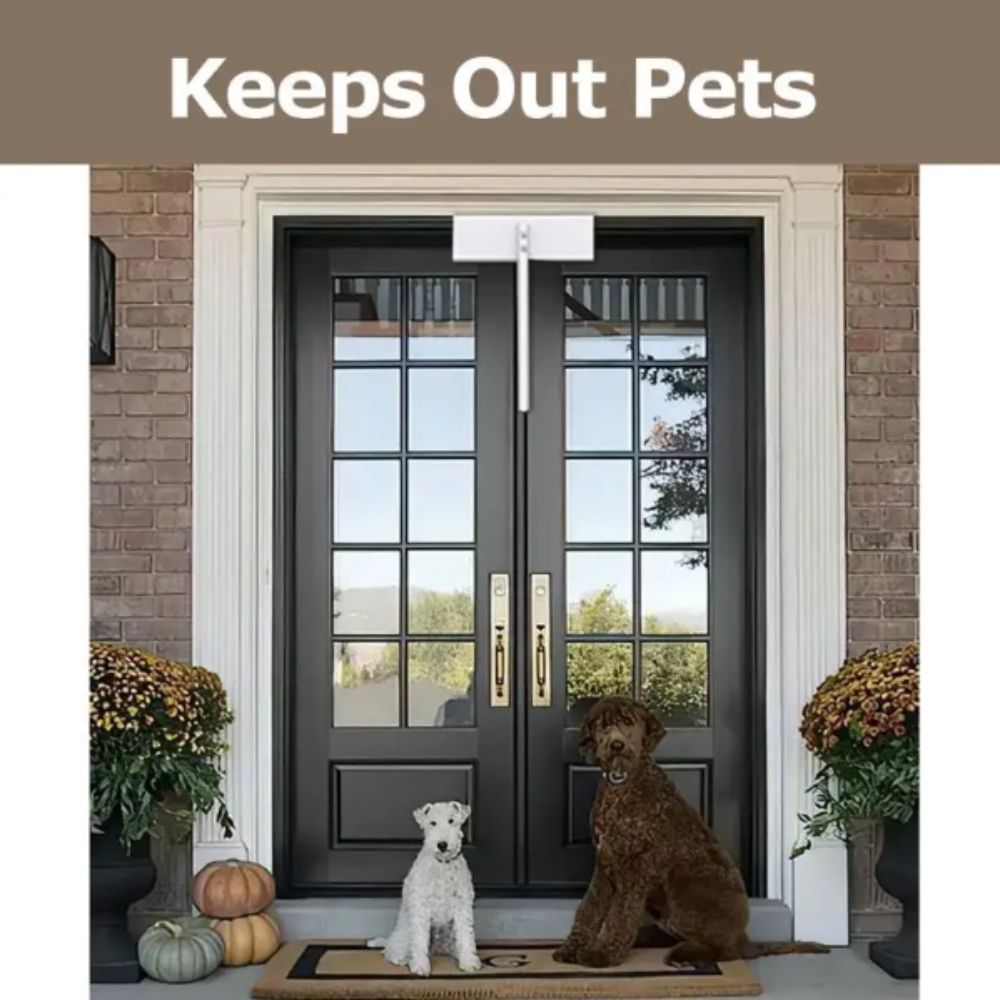 Easy to Operate Sliding Lock Metal Construction Child Safety Lock Bifold Door Lock  Closet Doors