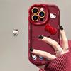Милый кошачий бант подходит для чехла на телефон iPhone17, Новый год, 15promax, силиконовый, серия 16, 14, противоударный.