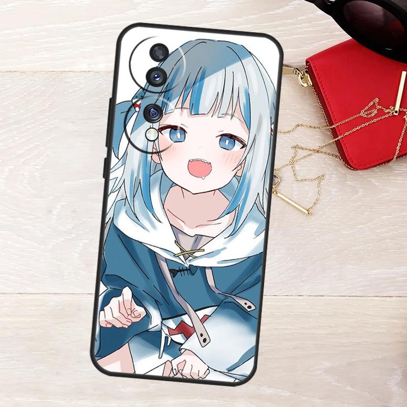 Gawr Gura Hololive Anime Case For Honor Magic 8 5 6 7 Lite X9a X9b X9c X9d X8b X8c Win RT 50 70 90 200 400 Pro Cover