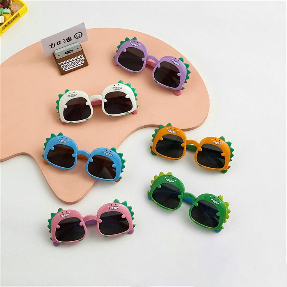 Fashion Cute Children'S Sunglasses Novelty Dinosaur-Shaped Animal Sun Glasses Creative Luau Party Eyewear For Kids