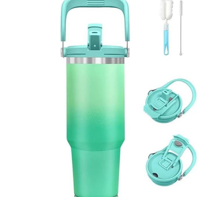40oz Car Cup Large-capacity Insulated Cup Cross-border Ice King Cup 304 Stainless Steel Car Water Cup for Cold Preservation
