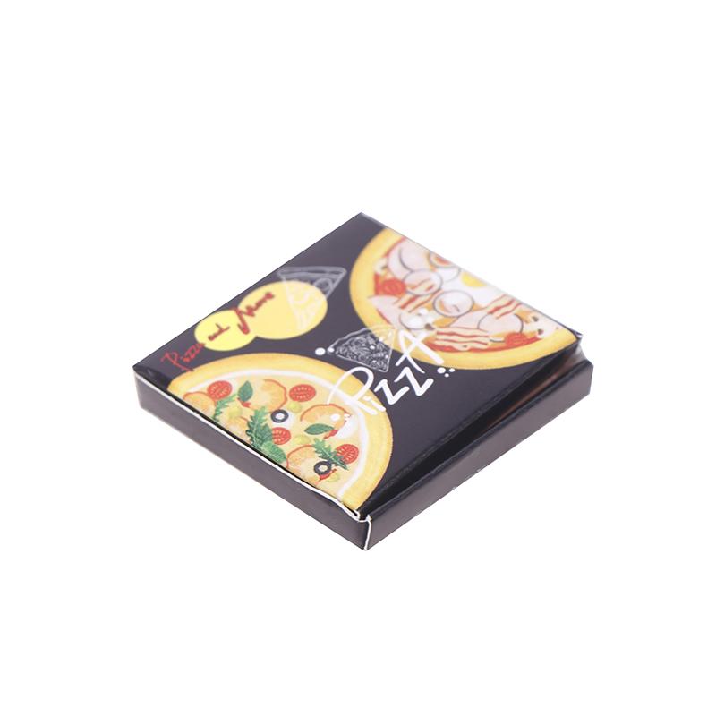 Имитационная коробка Мини-модель пиццы для кукольного домика Кухня DIY Аксессуары для детей Ролевые игры Игрушки Миниатюрные куклы Еда