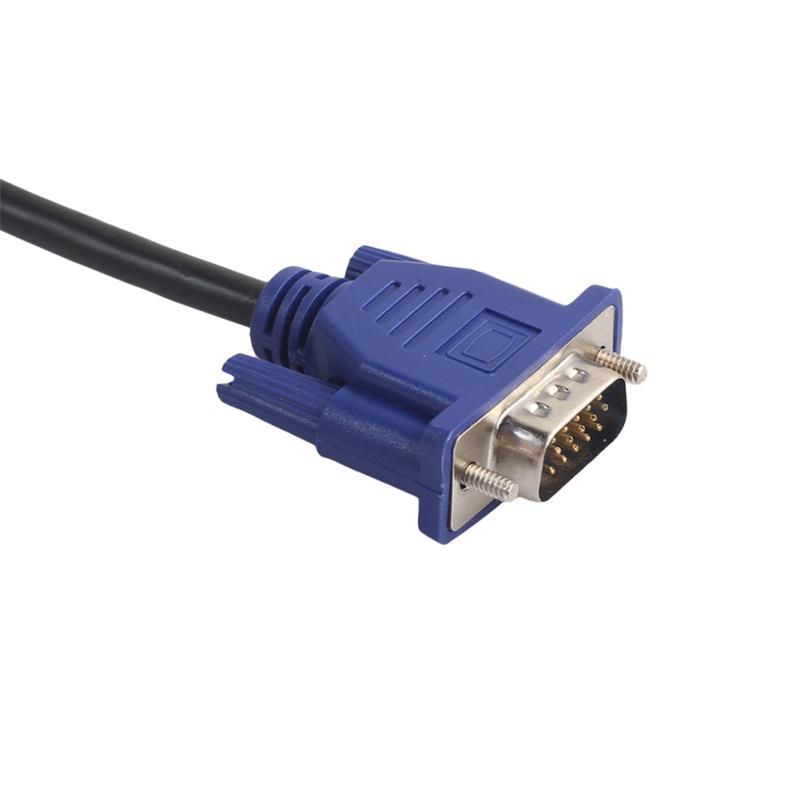 Кабель 3 + 2vga, 1,5 м, между мужчинами, 15-контактный кабель, кабель высокой четкости для 15-контактного кабеля ЖК-монитора