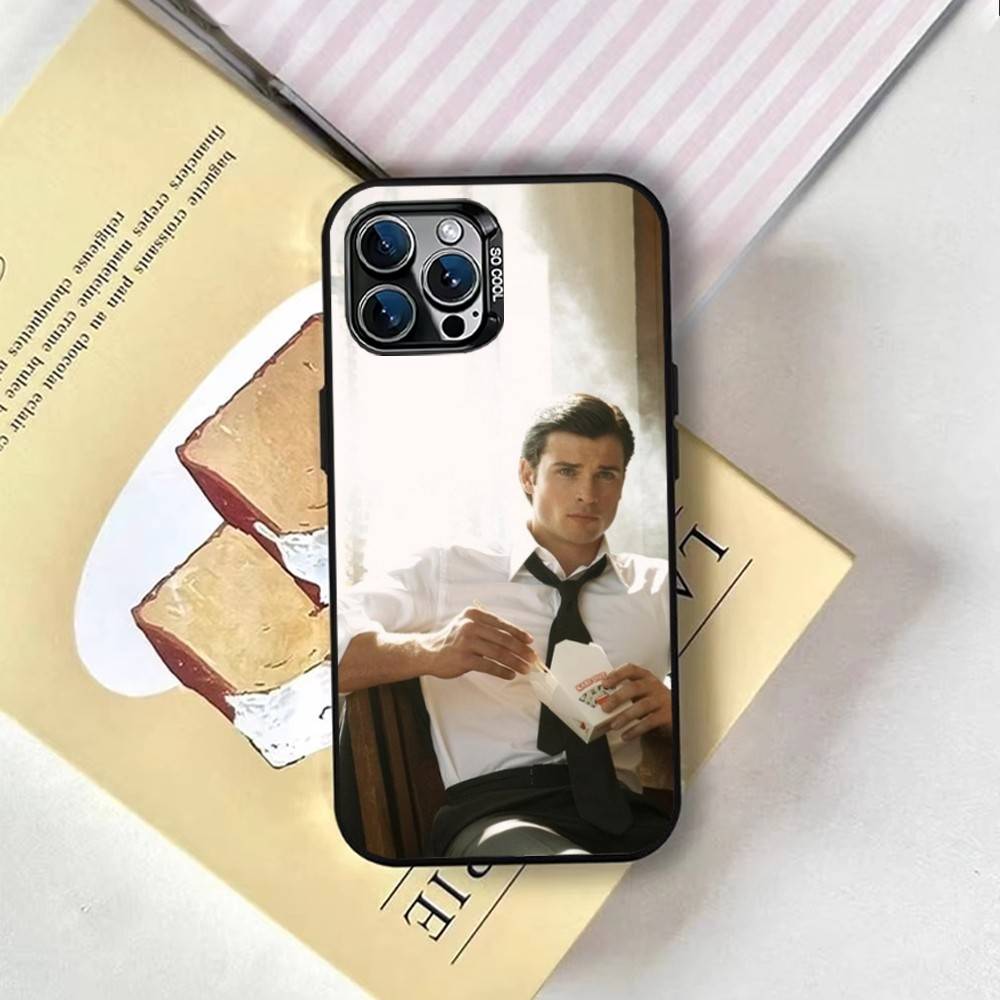 Чехол для телефона T-Tom W-Welling для iPhone 17,16,15,14,13,12,11 Plus,Pro Max,XS, Цветной Серебристый Чехол для телефона Funda Cover
