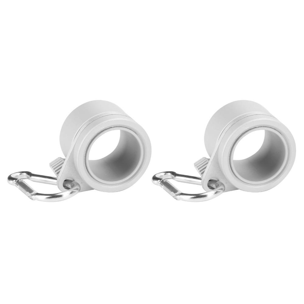 2Pcs Metal Flagpole Ring Rotating Rotating Ring Stable Flag Ring Home Use