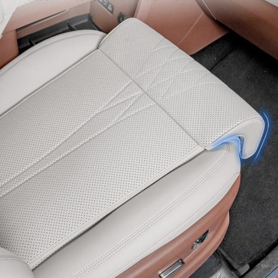 PU Car Seat Bottom Extender Cushion Leg Support Pillow Memory Foam Knee Pad Mat