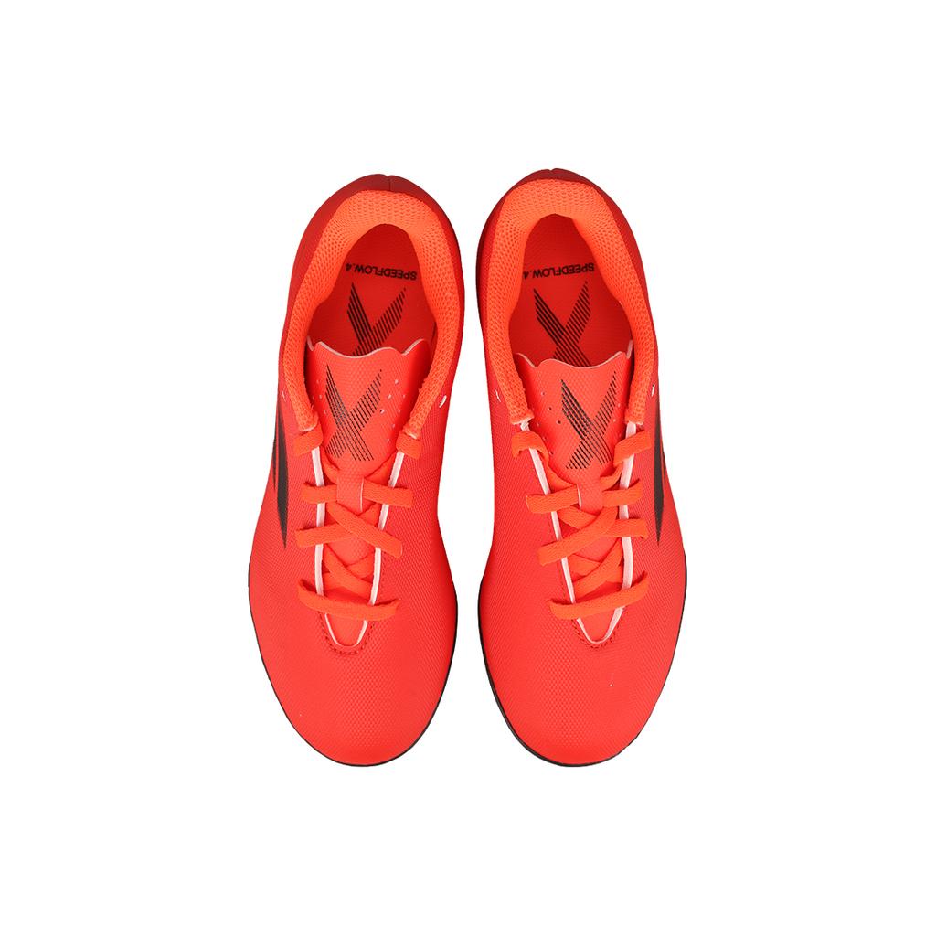 adidas X Speedflow.4 Сетчатые износостойкие низкие футбольные бутсы Красные Детские FY3327