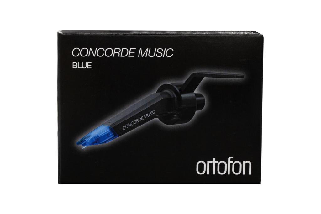 Ortofon Concorde Music Blue MM встроенный цельный эллиптический картридж для прослушивания, стерео, шелл, игла, только.