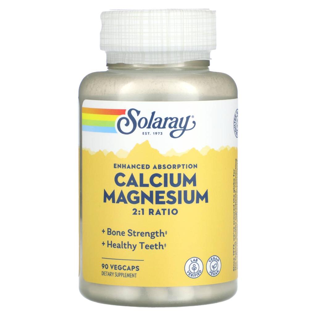 Enhanced Absorption Calcium Magnesium, 90 Veggie Capsules