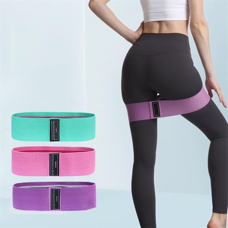 Портативные эластичные ленты сопротивления для женщин, приседаний, йоги, тренировок в спортзале, тонуса ног и рук, высококачественный портативный удобный фитнес-браслет