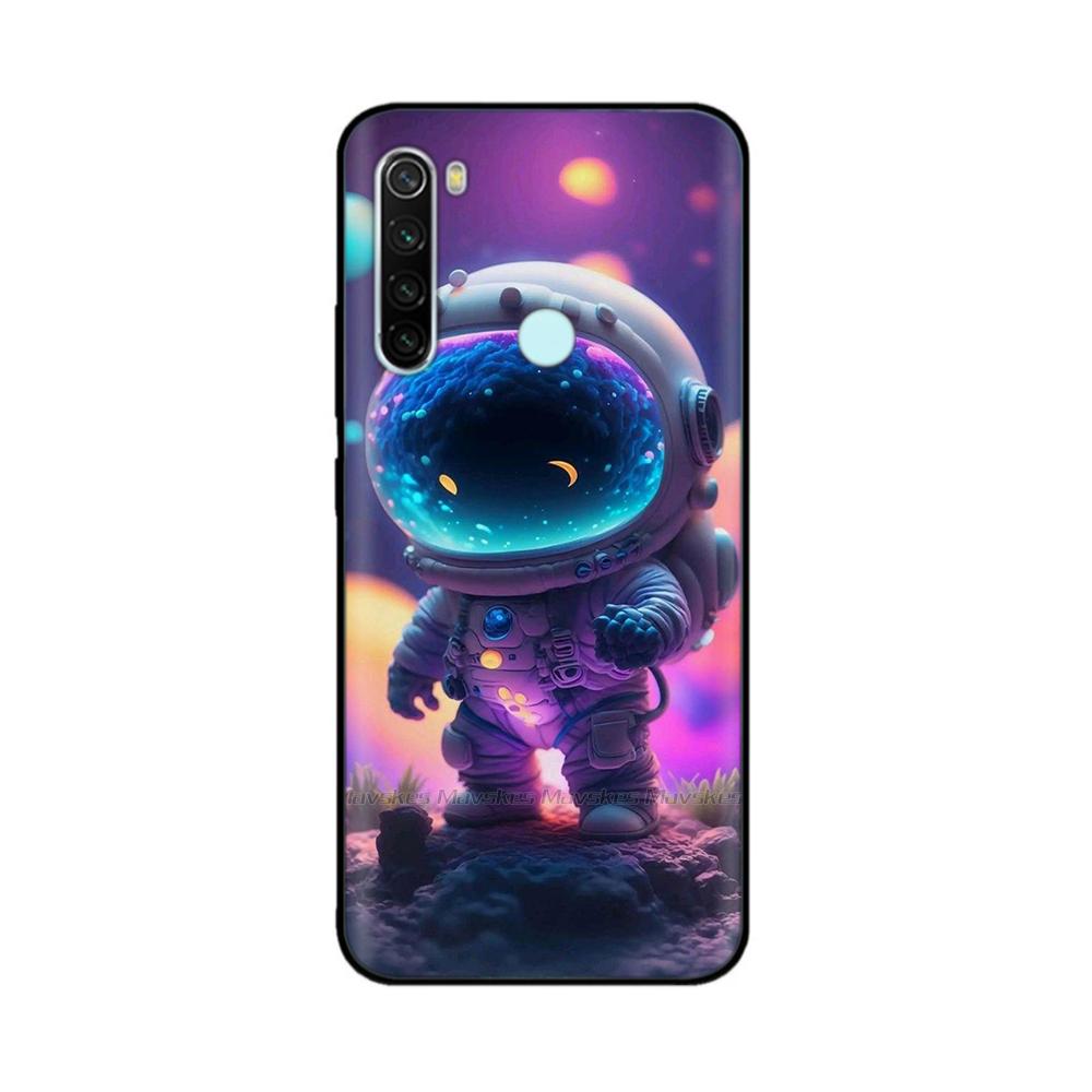 Для Xiaomi Redmi Note 8T Чехол с узором Полная защита Мягкий жидкий силикон Мультяшный чехол для Redmi Note 8T Note8T Оболочка Fundas