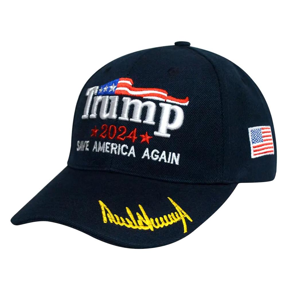 Бейсболка Trump 2024 года Кепка дальнобойщика Дышащая модная бейсболка Спасите Америку снова Вышитая кепка папы для мужчин и женщин