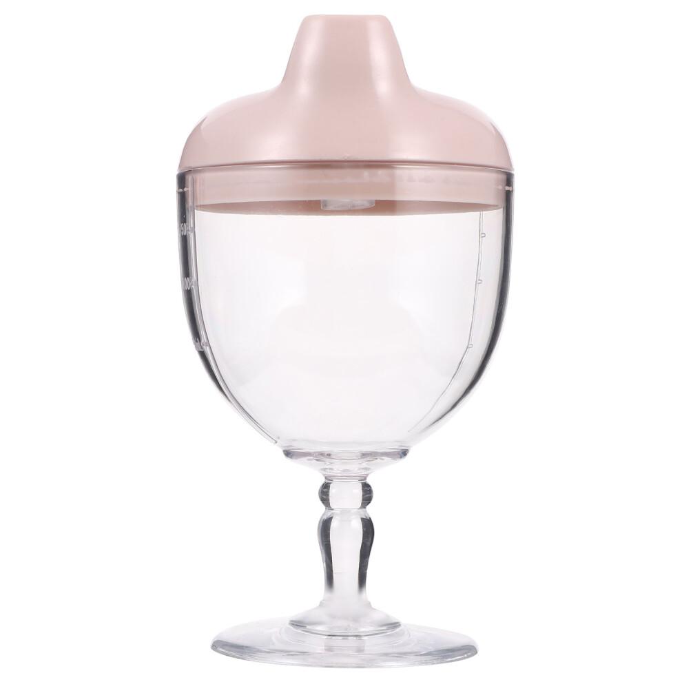 Childrens Reusable Plastic Cups Pink Pp 1pcs 5.7x3.14x3.14in
