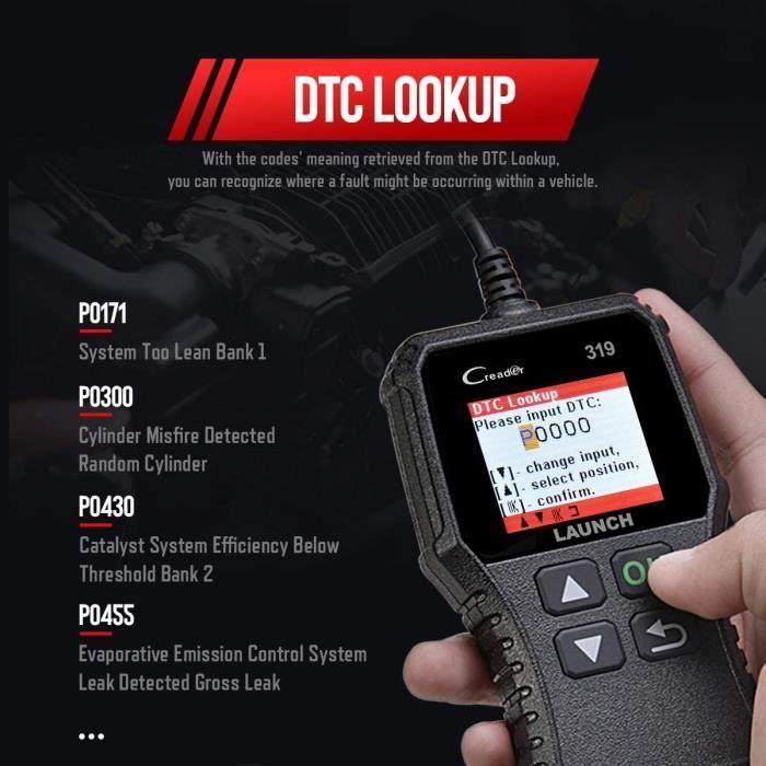 Автосканер - LAUNCH - CR319 - OBD2 - EOBD - Тестер EVAP