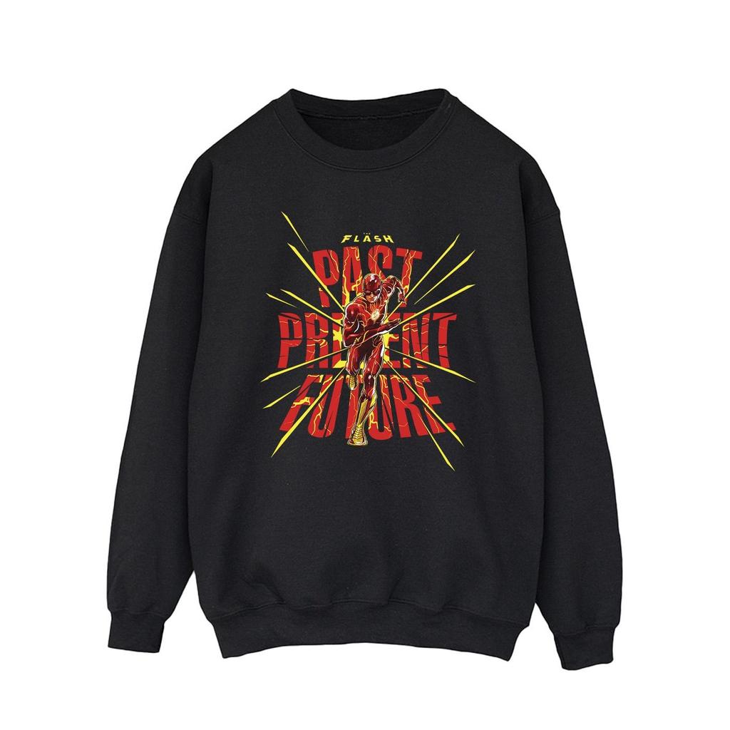 DC Comics Mens The Flash Past Present Future Sweatshirt