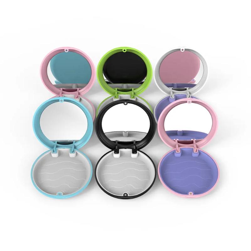 Compact Dental Retainer Case for Fake Teeth Braces Travel and Daily Convenience
