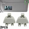 2x Sun Visor Hanger Clip Holder For  A6 C6 VW Passat B7 Polo Up! Skoda CITIGO RAPID Seat MII 6RD857561Y20 6R0857561Y20 Hooks
