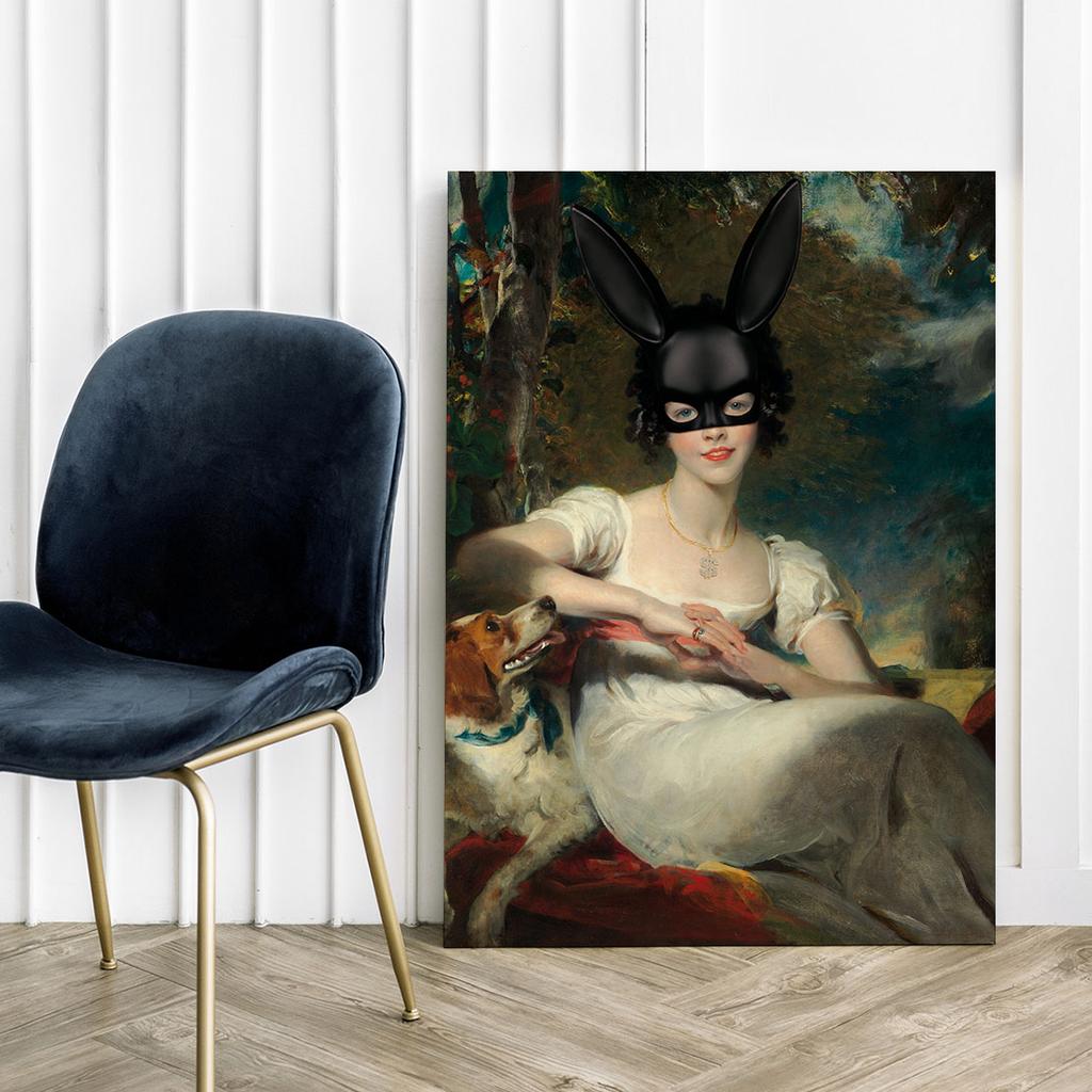 Obraz na płótnie króliczek playboy dolar