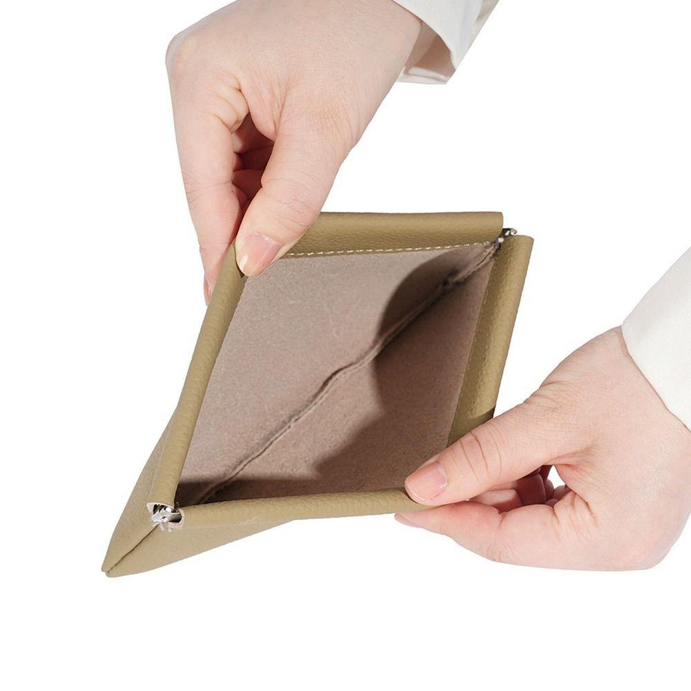 Кошелек из искусственной кожи, автоматическая закрытая косметичка, портативная сумка для денег для женщин, девушек, подарок