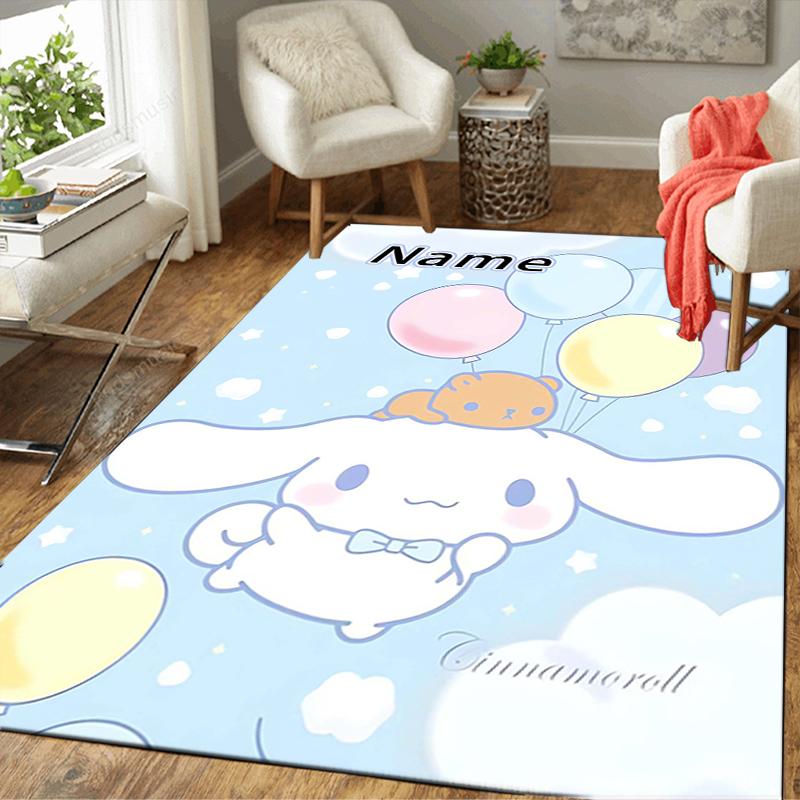 Custom 1Pc Cinnamoroll'S Starry Night Rug Office Carpet Indoor Outdoor Entrance Doormat Nonslip Soft And Comfortable Living Room D2915295