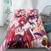 Аниме High School DxD Комплект постельного белья Для спальни Мягкие современные покрывала Удобные для детей Подушка с пододеяльником Удобная наволочка