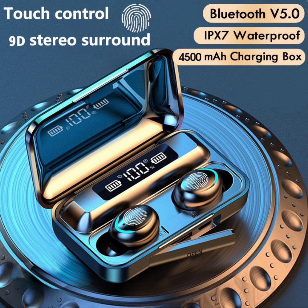 Беспроводные Bluetooth-гарнитуры с шумоподавлением CVC8.0 TWS 8D HIFI 5.0