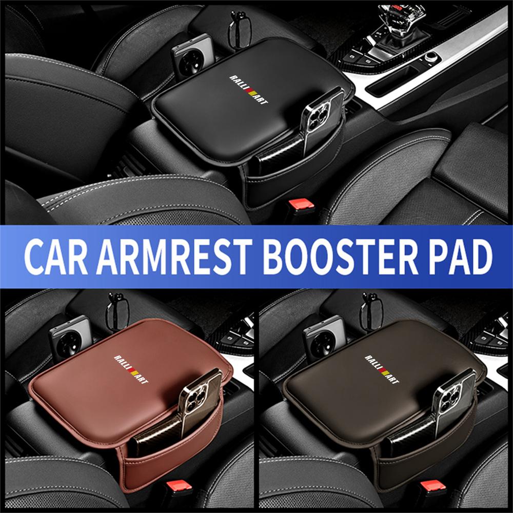 Car Center Console Armrest Protective Pad With Storage Pocket Accessories For Mitsubishi 9 Ralliart X ASX L200 Colt Cross Triton