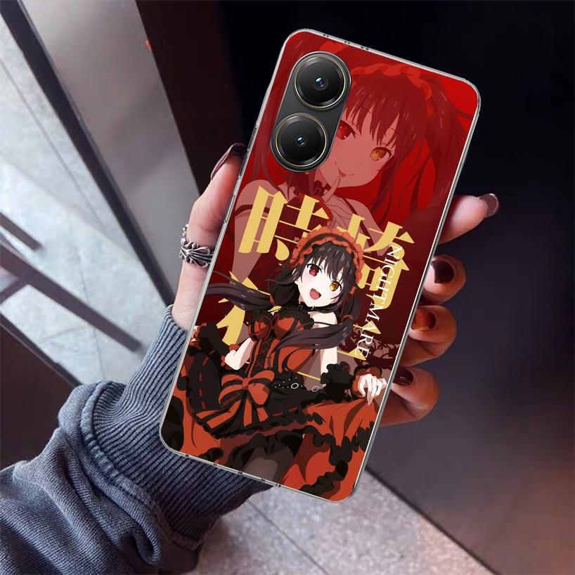 Чехол для телефона Date A Live Токисаки Куруми для Xiaomi Poco X5 X6 X7 Pro F7 Ultra M7 Redmi 15C 15 13C 13 12C 12 10 10C 10A 9 9C 9T 9A