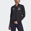 adidas Женская куртка VRCT с воротником-стойкой, черная EA0422