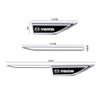 Car Fender Side Blade Metal Decal Car Body Protective Sticker for Mazda 3 bk bl 323 Axela Atenza CX5 CX8 CX3 Demio MS FF2