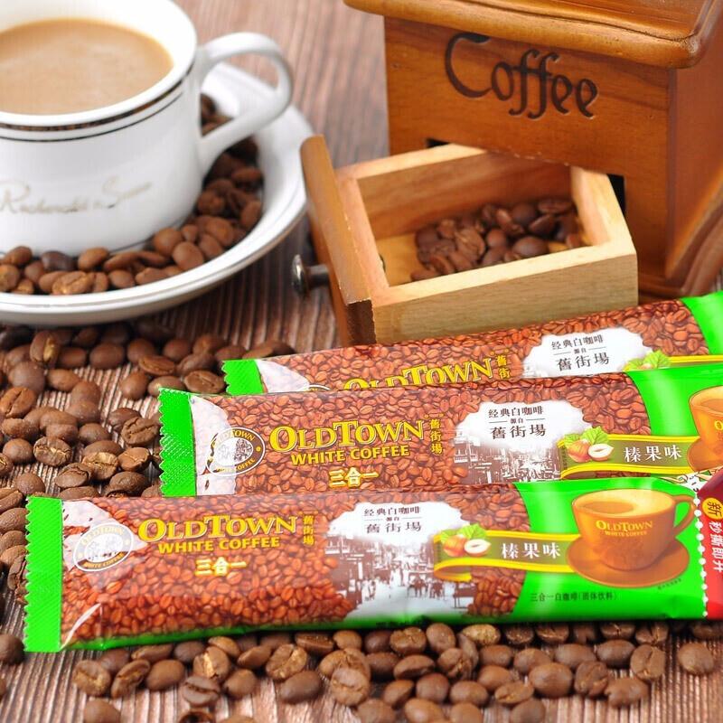OldTown White Coffee 3-в-1 Классический Оригинальный Растворимый Кофе, Импорт из Малайзии, Гонконгская Версия, 30 Пакетиков