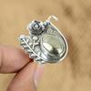 Natural Pyrite Gemstone Multi Stone Flower Adjustable Ring 925 Sterling Silver