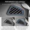 Made of Alcantara For BMW X5 F15 Car Interior Dashboard Side Air Vent Outlet Panel Trim Performance Sticker Tuning Accessories