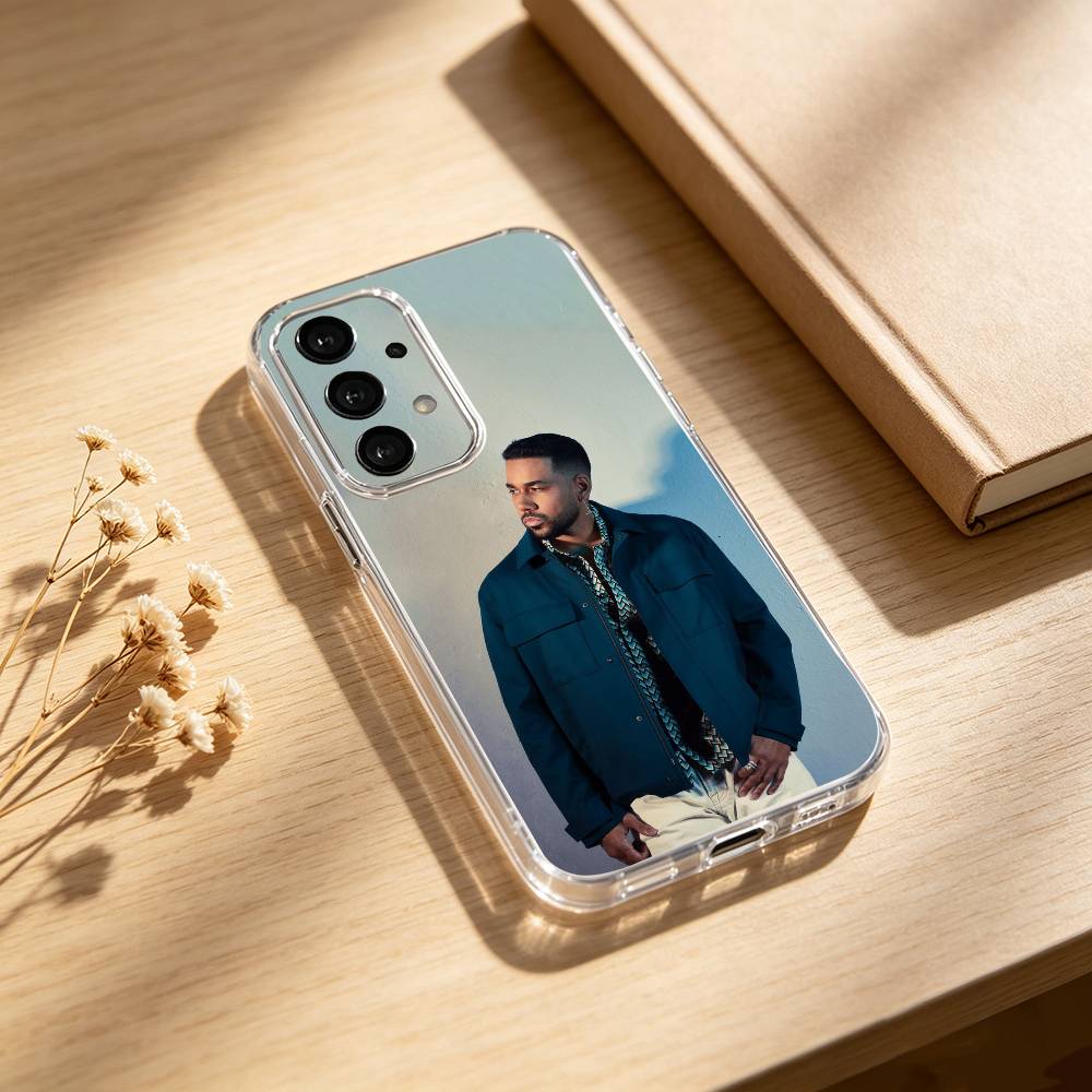 Singer Romeo Santos phone Case For Samsung S25,24,21,22,23,30,Ultra,20,Plus,Fe,Lite,Note Transparent Cover