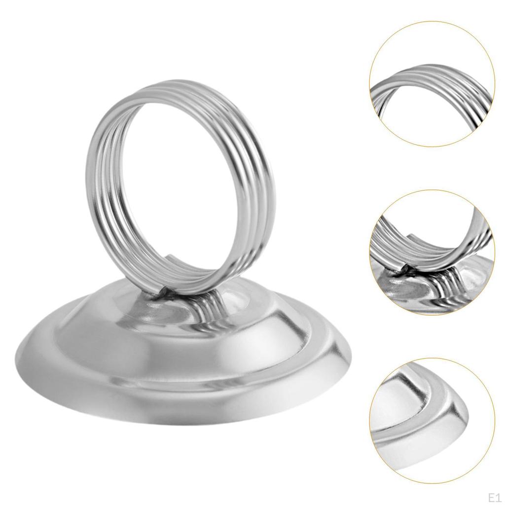 6 шт. Держатели номеров столов из нержавеющей стали, зажимы для фото, зажим для рассадочной карточки для центральных элементов